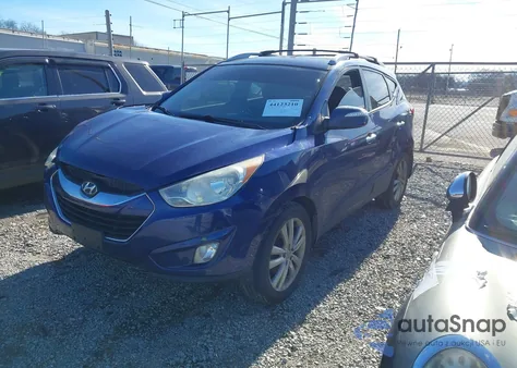 2012 Hyundai Tucson Limited из США, поврежденный, VIN KM8JU3AC7CU500099